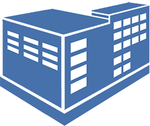 Healthcare distributor warehouse icon